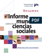 Informe Mundial Sobre Las Ciencias Sociales PDF
