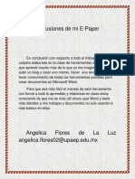 Conclusiones de Mi E-Paper MPB