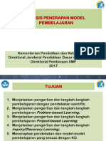 3. Analisis Model Pembelajaran