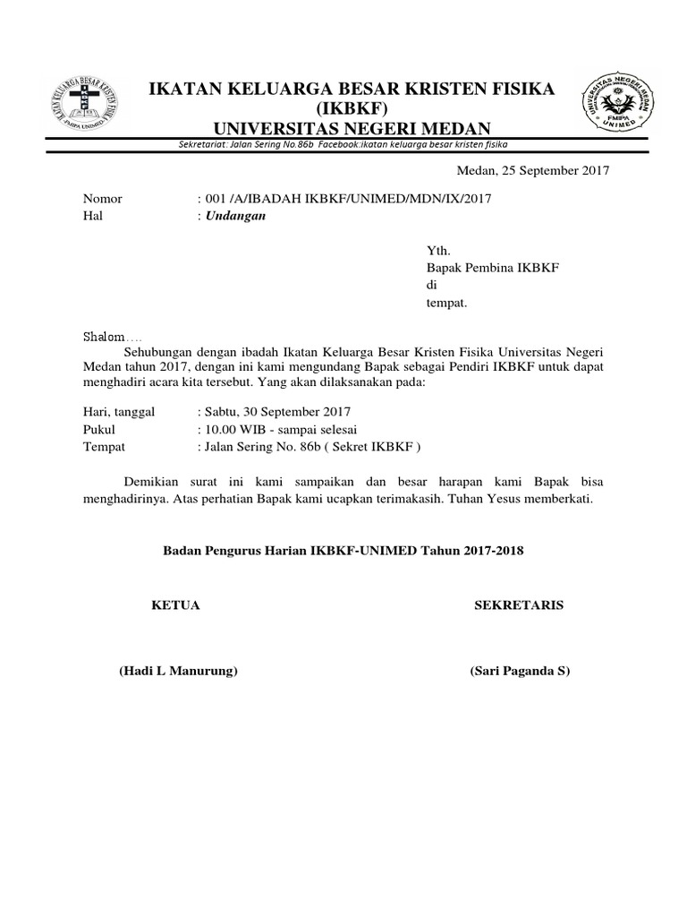 88 Koleksi Contoh Undangan Kristen Terbaru