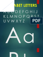 Alphabet Letters: Abcdefghij Klmnopqrst Uvwxyz