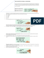 Cómo Convertir de Decimal A Hexadecimal