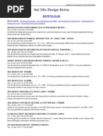 Download Sni Mix Design Beton by Ferdi Civil SN360020255 doc pdf