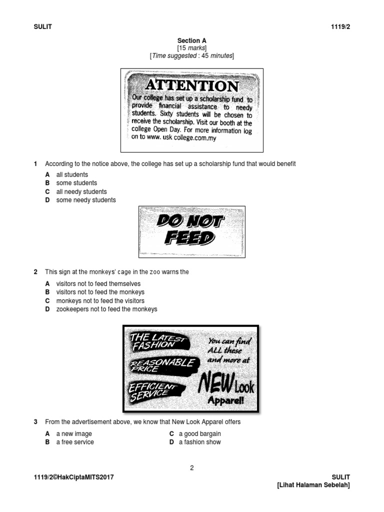 Spm Trial Paper 2 2017  Nature