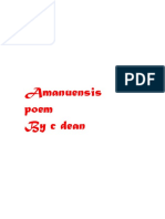 Amanuensis-Erotic Poetry
