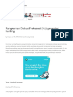 Rangkuman DiskusiFrekuensi (HZ) Generator Hunting