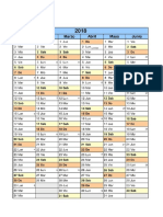 Calendario 2017-2018