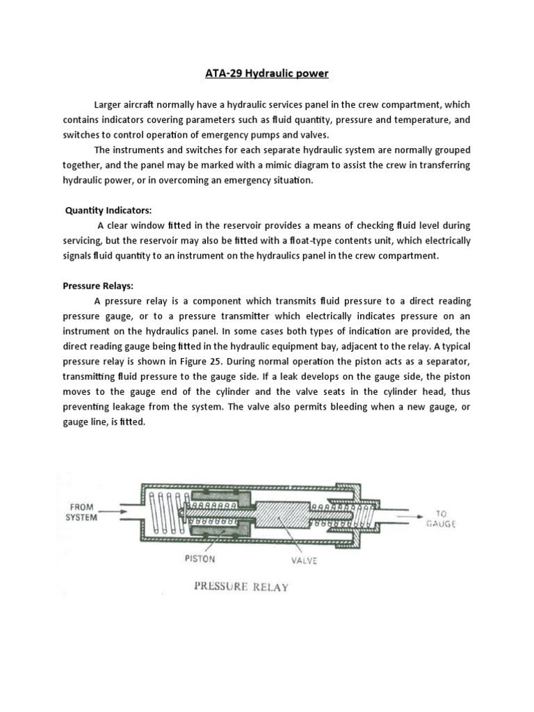 Hydraulic Power Systems in Boeing 777 | PDF | Valve | Pump