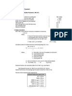 Pavement Design Excel Sheet