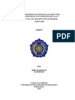 Evaluasi Kesesuaian Pengelolaan Obat Pada Puskesmas Dengan Standar Pengelolaan Obat Yang Ada Di Kabupaten Sukoharjo TAHUN 2009