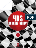 2015 YDS Deneme Sınavı 6 PDF