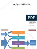 Information Cycle in Blue Dart