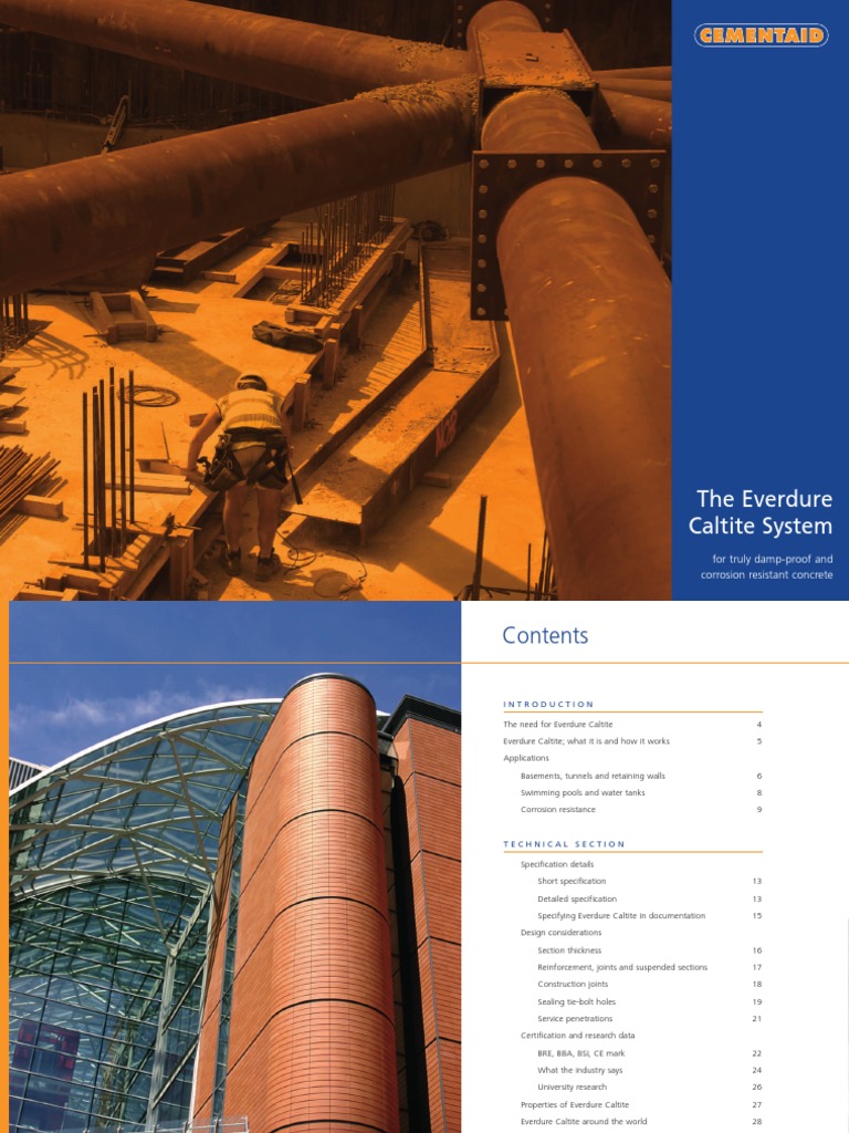 Cal Tite Brochure 2015 | PDF | Corrosion | Concrete