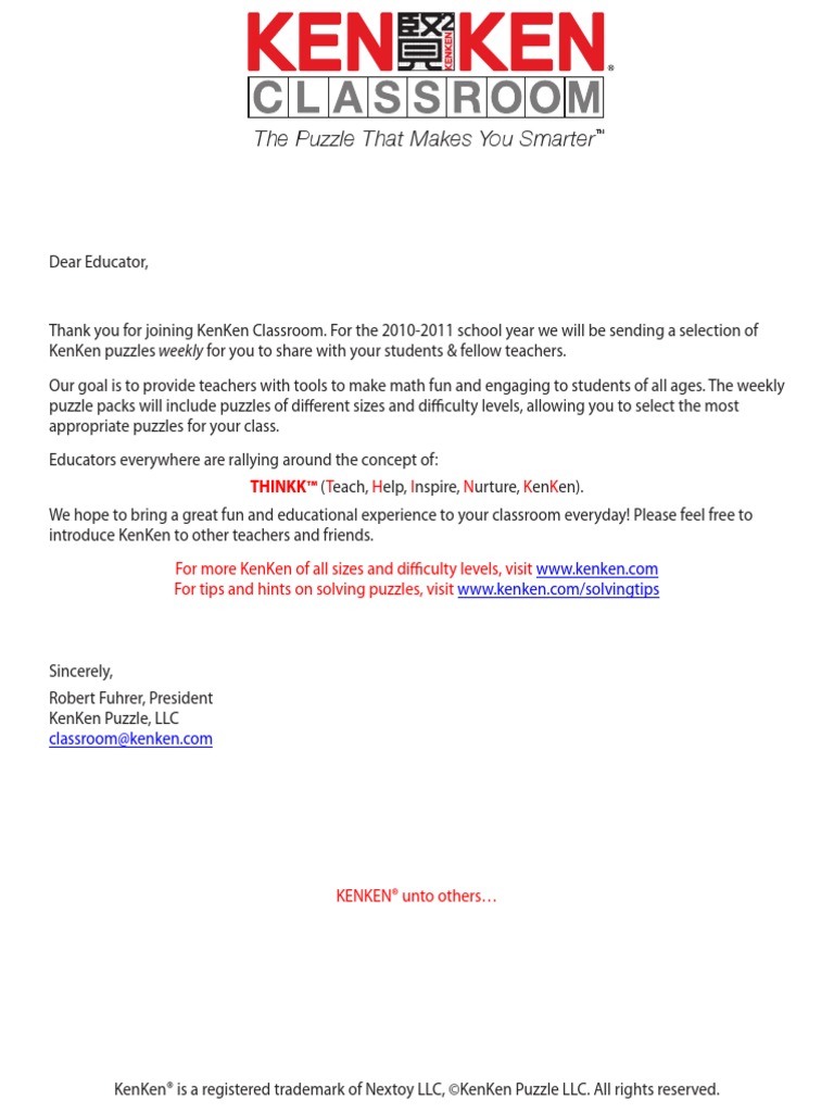 Kenken PDF | PDF | Games Of Mental Skill | Single Player Games