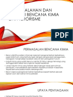 Permasalahan Dan Mitigasi Bencana Kimia Dan Terorisme