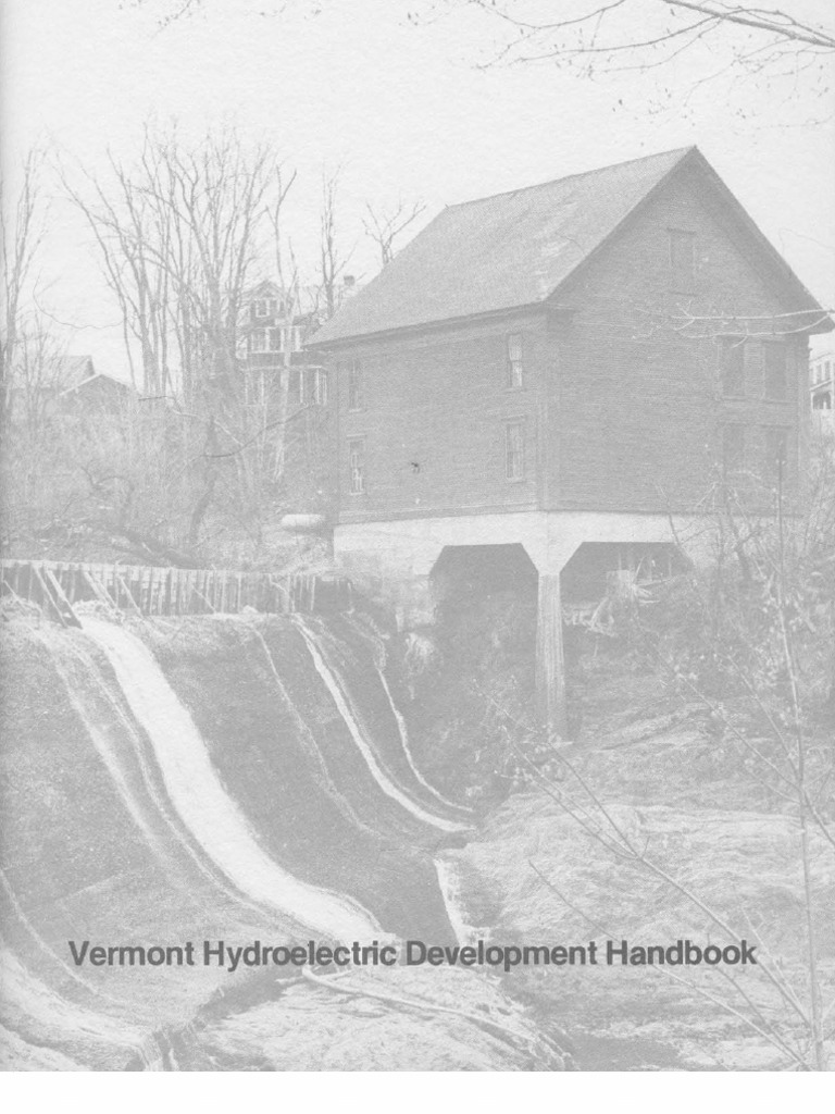 Vermont Hydroelectric Development Handbook | PDF | Turbine | Energy ...