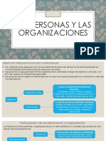 Las Personas y Las Organizaciones