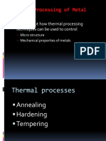 Thermal Processing Techniques for Controlling Metal Alloy Microstructure and Properties