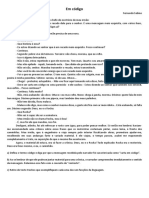 Mensagem em código para crônica sobre frases de caminhões