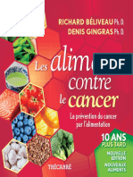 Les Aliments Contre Le Cancer, Nouvelle Edition Revue Et Augment PDF