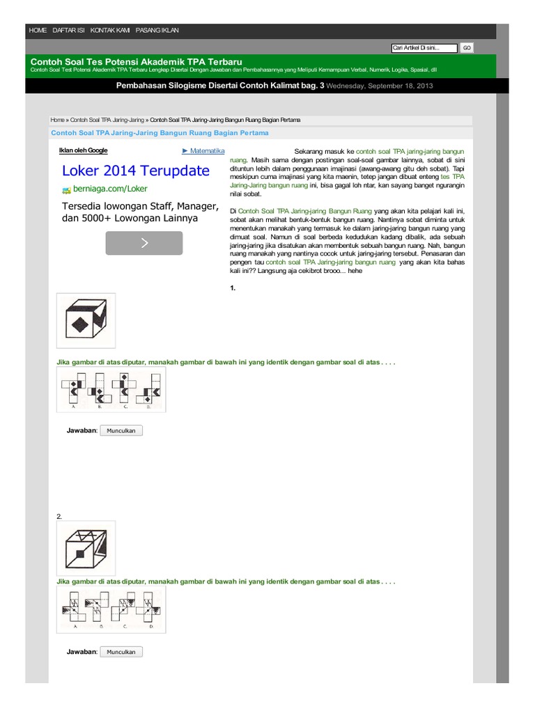 Asdadasdasdasdsa31sa53135 Soal Tpa Sa45478 Pdf
