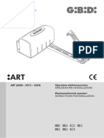 ART (5000 - 5012 - 5024) Operatore Elettromeccanico ... - GiBiDi