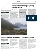 Viking Remains Tasermiut Greenland. Sermitsiaq PRESS