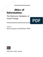 2003- Bousquet, Wills (eds)- Politics of Information