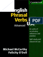 Cambridge - English Phrasal Verbs in Use (Advanced) (2007) PDF