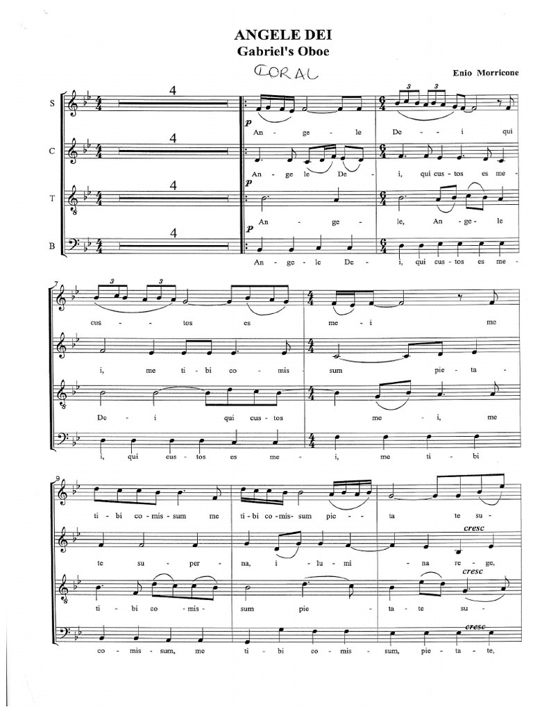 Angele Dei (Gabriel's oboe) Morricone.pdf