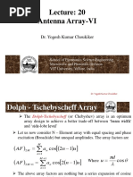 Antenna Array-VI: Dr. Yogesh Kumar Choukiker