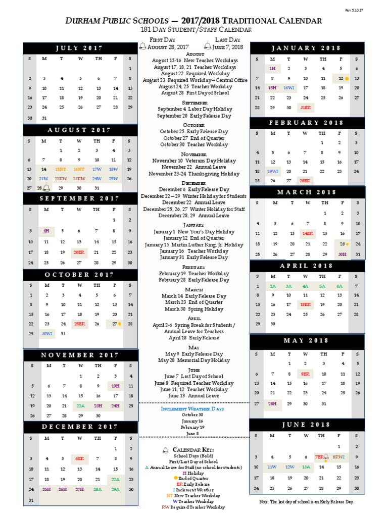 2017-2018 Traditional Calendar | PDF | Secular Holidays | Traditions