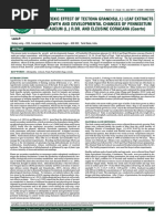 PHYTOTOXIC EFFECT OF TECTONA GRANDIS(L.f.) LEAF EXTRACTS ON GROWTH AND DEVELOPMENTAL CHANGES OF PENNISETUM GLAUCUM (L.) R.BR. AND ELEUSINE CORACANA (Gaertn)