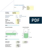 Vessel Volume Calculation