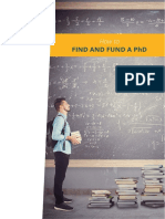How To Find and Fund A PHD