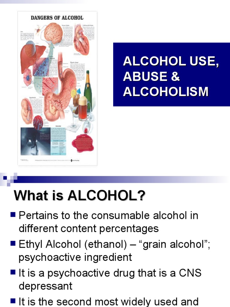 Alcohol Use, Abuse & Alcoholism | PDF | Alcohol And Health | Alcoholic ...