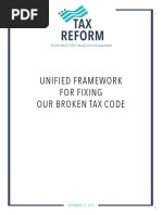 Unified Framework for Fixing Broken Tax Code - Tax Reform Framework