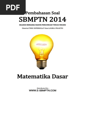 Soal Tkpa Sbmptn Matematika Dasar Dan Pembahasan Pdf