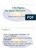 Basic of Six Sigma (The Basic Overview)