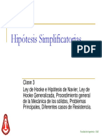 Clase 3 - Hipótesis Simplificatorias - Ley de Hooke V250505 PDF