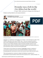 Genocide in Rwanda Was A Fork in The Road Not Just For Africa But The World - World News - The Guardian PDF