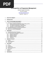 Program Management Study