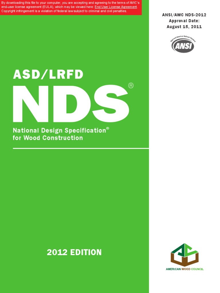AWCNDS2012National Design Specification For Wood Construction PDF