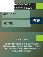 Act 3572 and PD 705