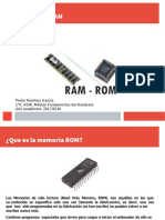 Trabajo Memorias RAM,ROM