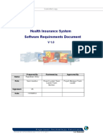 Health Insurance System - SRD