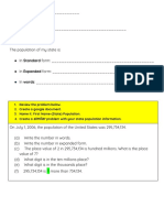 Whole Numbers - Population PDF