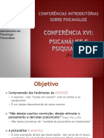 Conferencia XVI Freud - PsicanÃ¡Lise e Psiquiatria