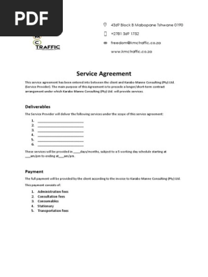 Service Contract