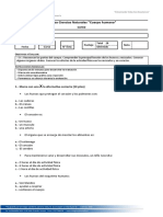 Prueba Ciencias Agosto Cuerpo Humano